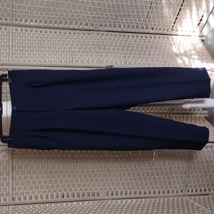 NWOT Women's Kathy Lee Collection Pleated Dress Pants, size 14, Navy